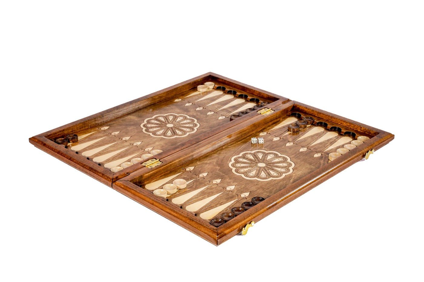 Ornamental Classic Chess Set & Backgammon Board 23.6" | 60 cm - Unumperfectus