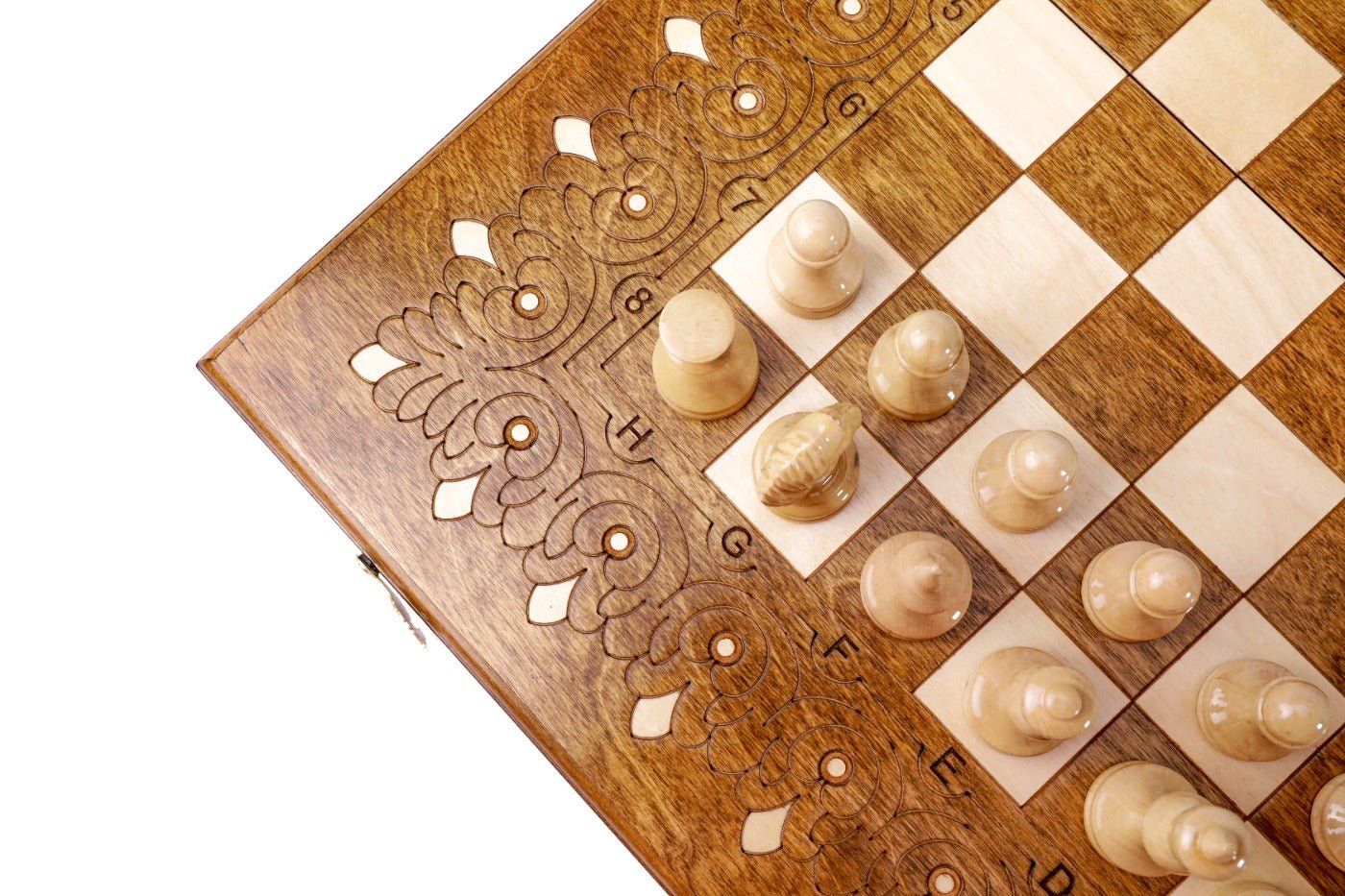 Ornamental Classic Chess Set & Backgammon Board 23.6" | 60 cm - Unumperfectus