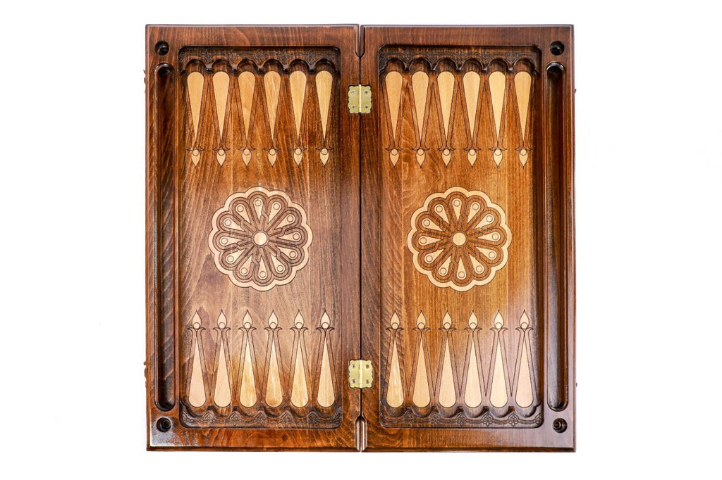 Wooden Backgammon Set Batumi 23.6" | 60 cm - Unumperfectus