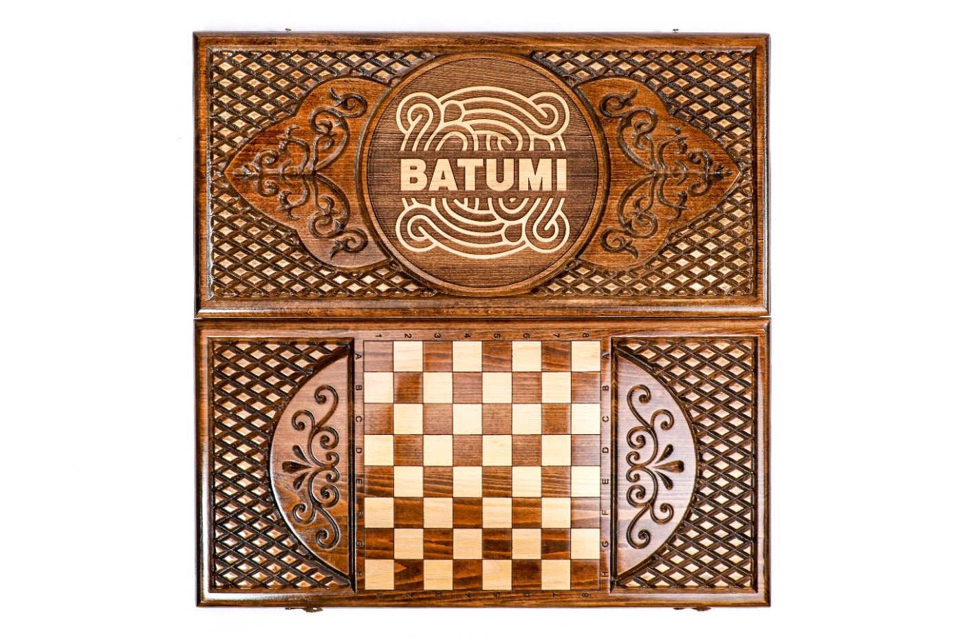 Wooden Backgammon Set Batumi 23.6" | 60 cm - Unumperfectus