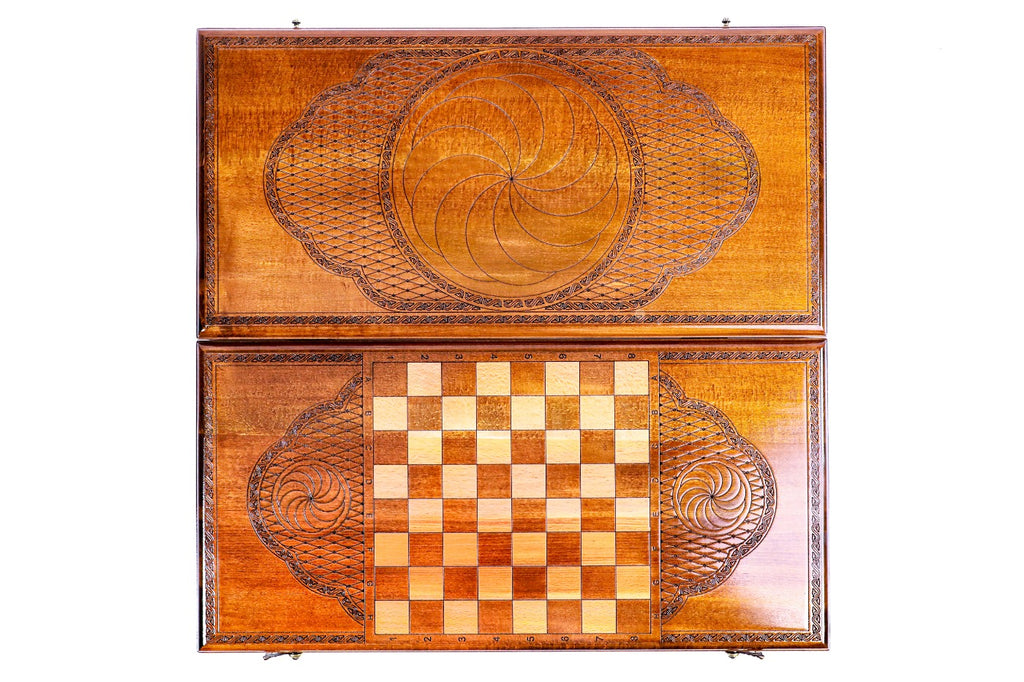 Wooden Backgammon Board Eternity Classic 23.6" | 60 cm