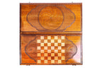 Eternity Classic backgammon board - corner detail of the board