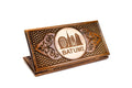 Wooden backgammon board with Batumi inspired design 23.6 inch