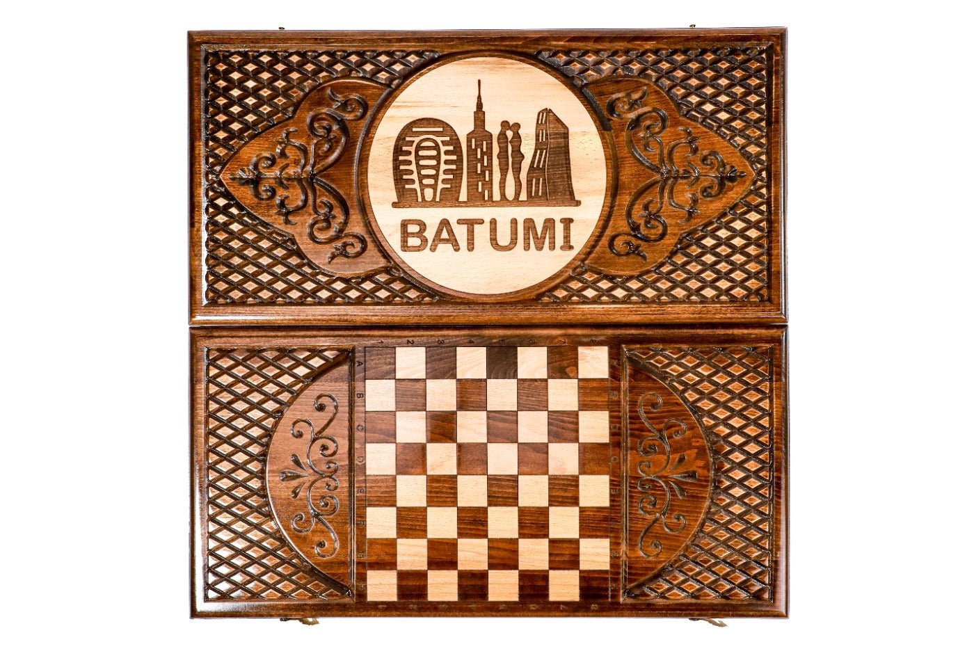 Wooden Backgammon Board Batumi Classic 23.6" | 60 cm - Unumperfectus