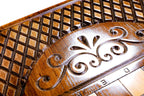 Batumi Classic backgammon board - playing pieces and dice arranged on the board