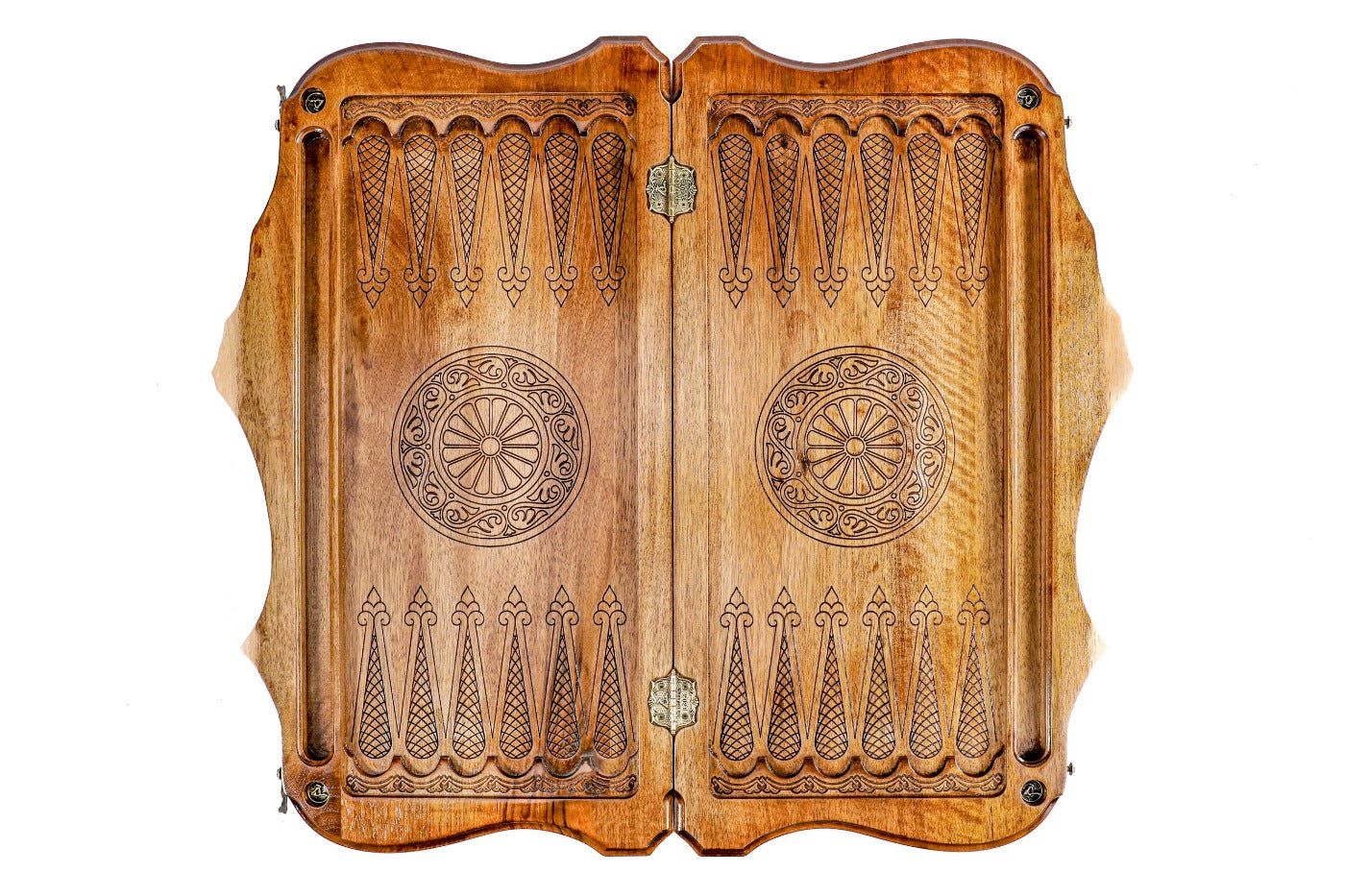 Backgammon Board - World Map With Epoxy - Unumperfectus