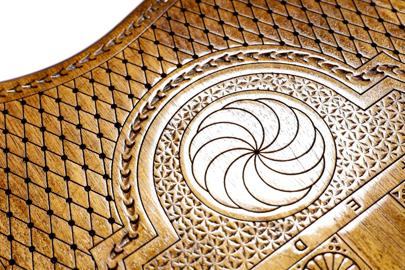 Backgammon Board - World Map With Epoxy - Unumperfectus
