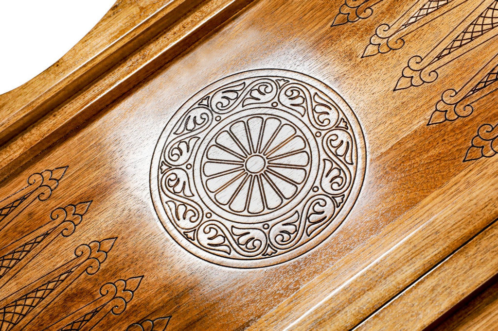 Backgammon Board - World Map With Epoxy - Unumperfectus