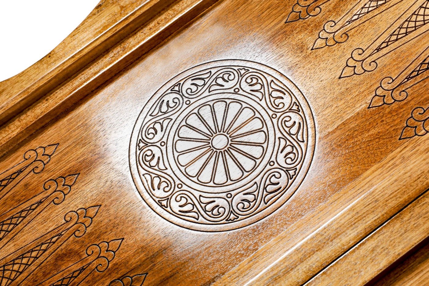 Backgammon Board - World Map With Epoxy - Unumperfectus