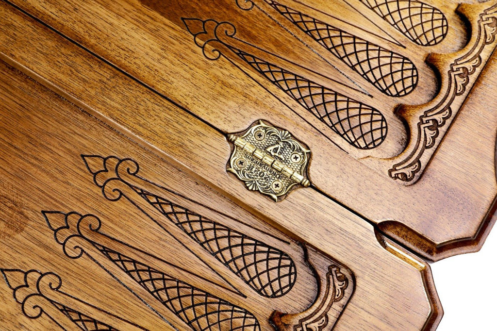Backgammon Board - World Map With Epoxy - Unumperfectus