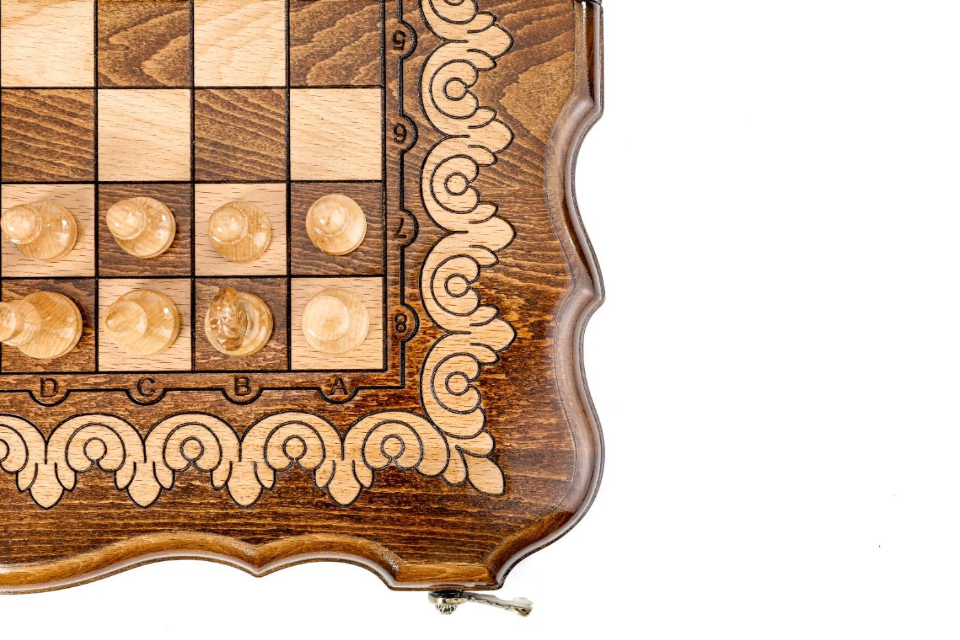 Ornamental Classic Chess Set & Backgammon Board 15.7" | 40 cm - Unumperfectus