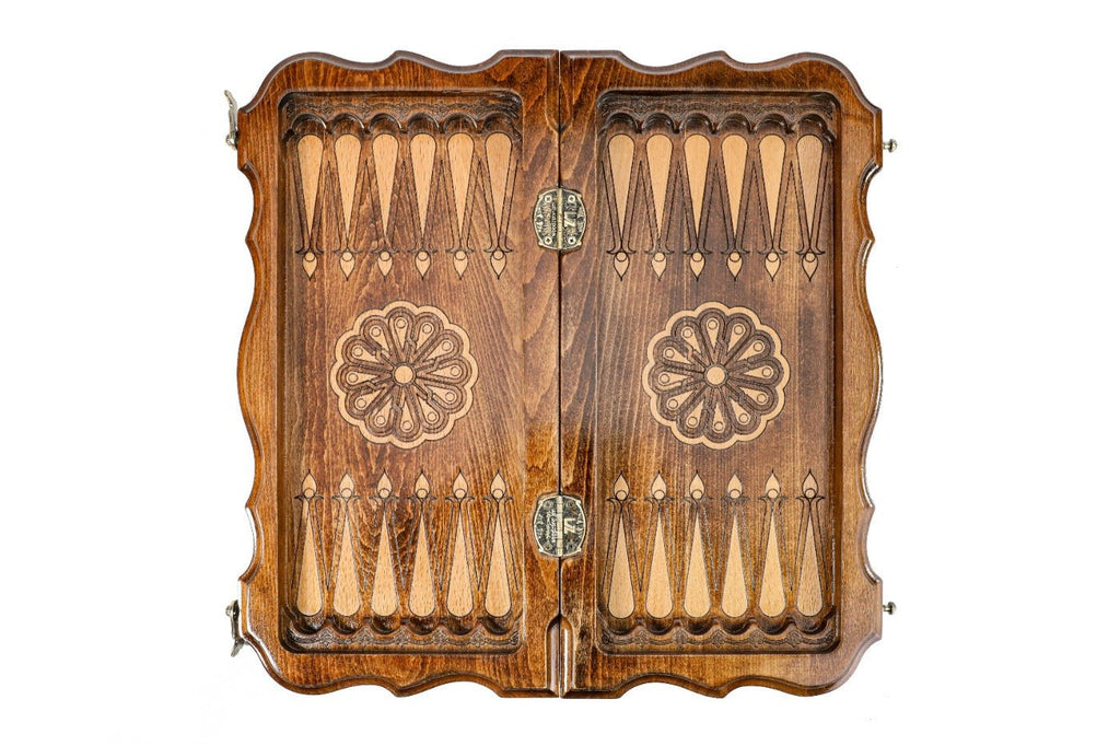 Ornamental Classic Chess Set & Backgammon Board 15.7" | 40 cm - Unumperfectus