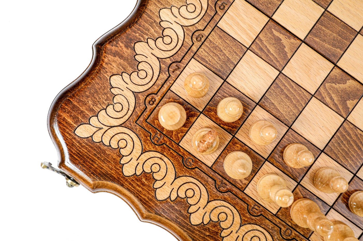 Ornamental Classic Chess Set & Backgammon Board 15.7" | 40 cm - Unumperfectus