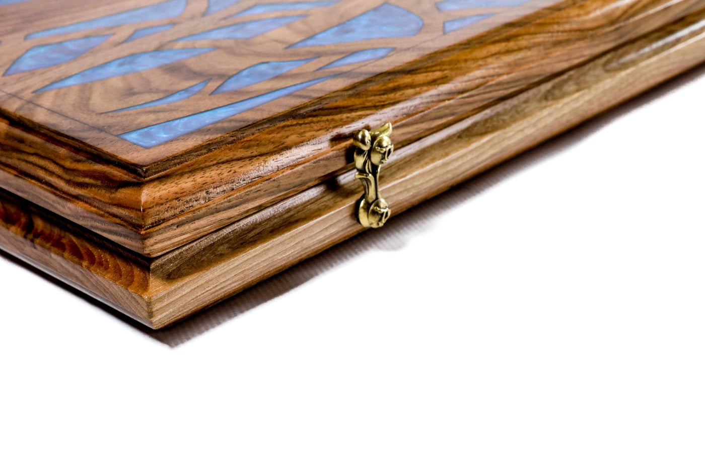 Epoxy Trees Backgammon Two-Sided Classic – Luxury Epoxy Wooden Backgammon Set - Unumperfectus