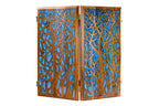Epoxy Trees Two Sided Classic Epoxy backgammon set in epoxy resin and wood by Hrachya Ohanyan