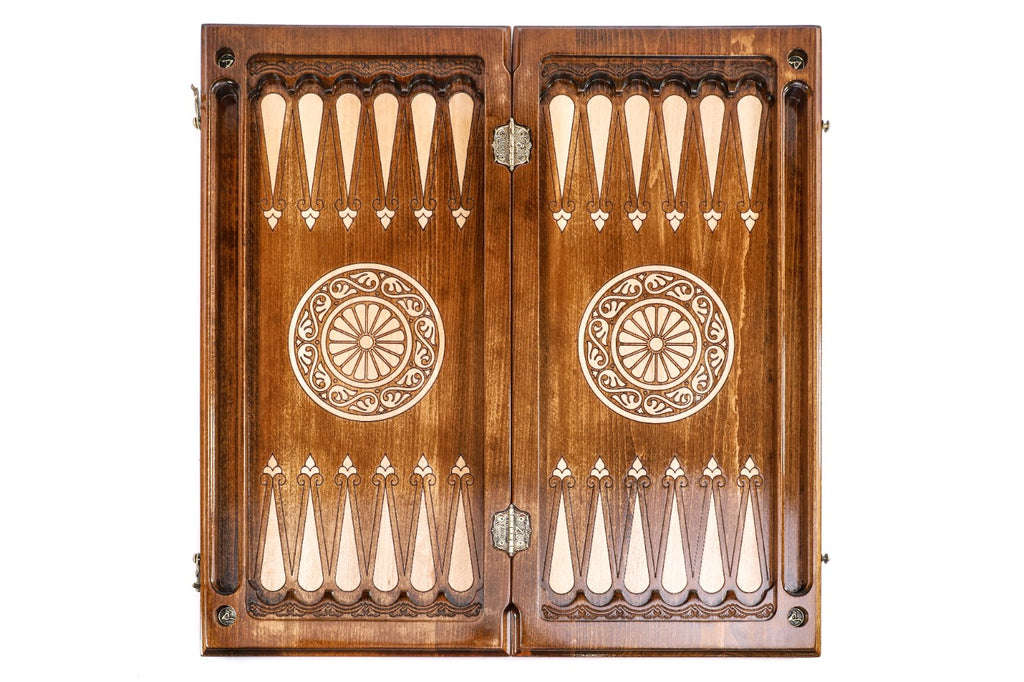Backgammon Board - Pomegranate & Grapes - Unumperfectus