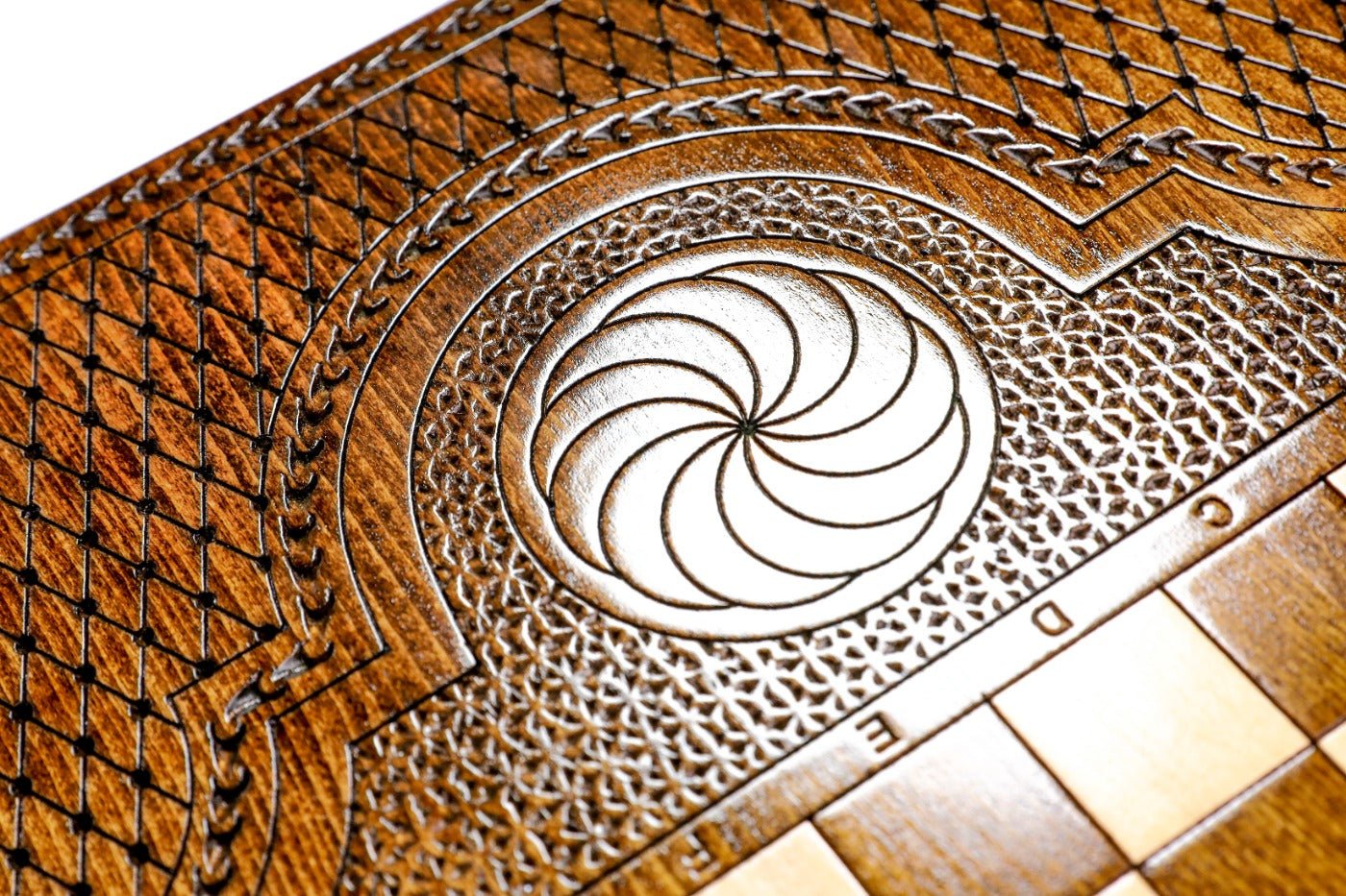 Backgammon Board - Pomegranate & Grapes - Unumperfectus