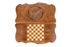 Eagle Mount Ararat backgammon board - corner detail of the board