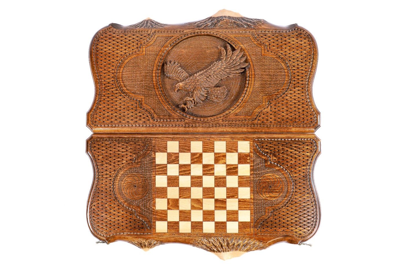 Backgammon Board - Eagle With Mount Ararat - Unumperfectus