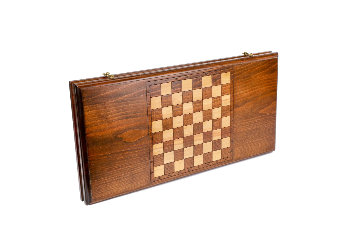 Backgammon Board - Classic Wooden Traditional Minimalist Design - Unumperfectus