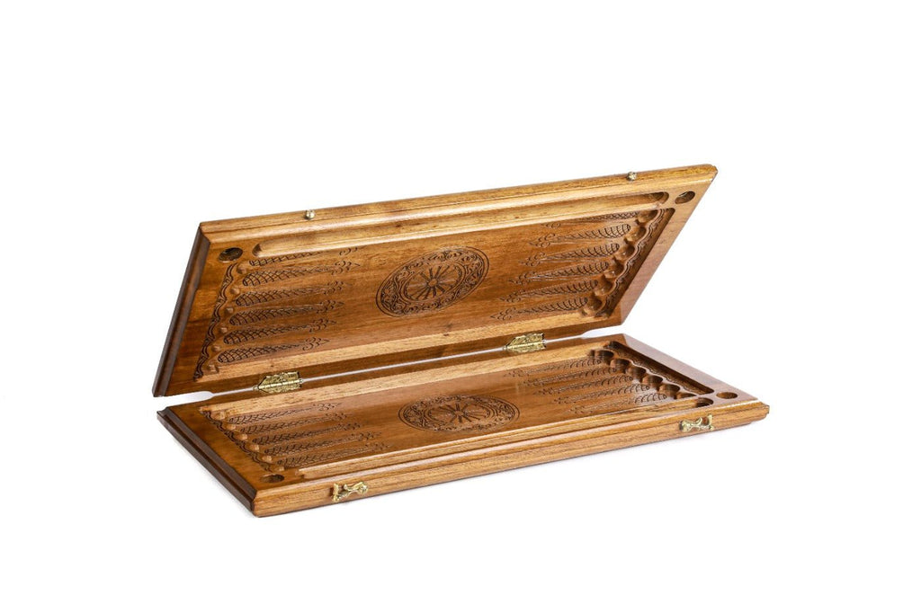 Backgammon Board - Ornamental With Epoxy - Unumperfectus
