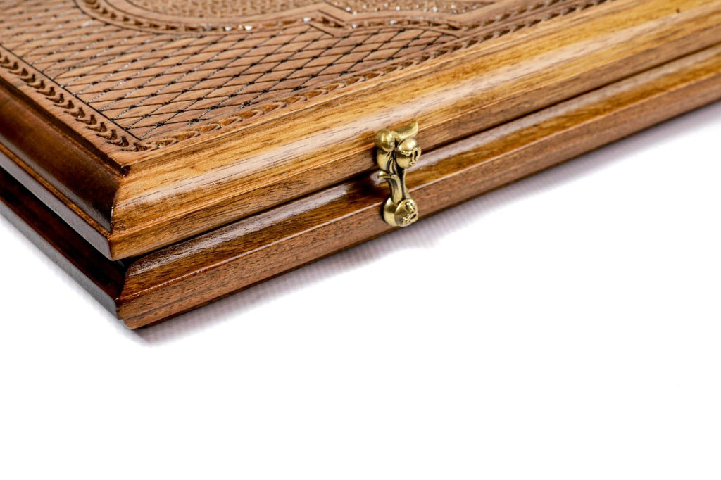 Backgammon Board - Ornamental With Epoxy - Unumperfectus
