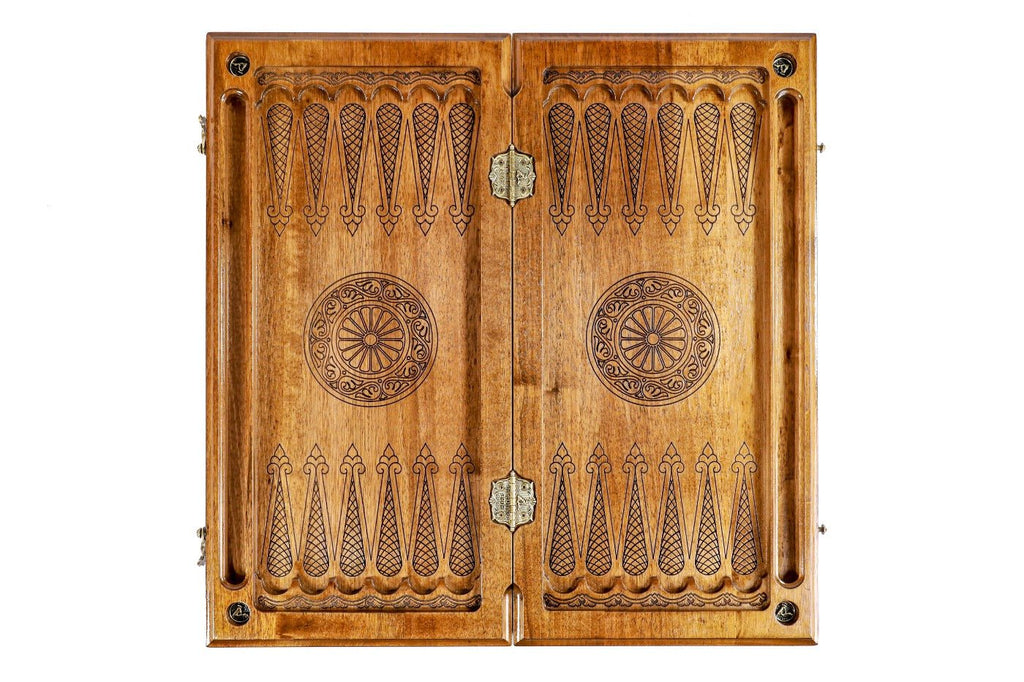 Backgammon Board - Ornamental With Epoxy - Unumperfectus