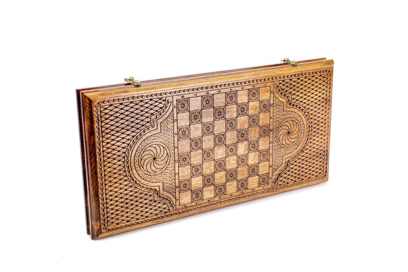 Backgammon Board - Pomegranate Tree Epoxy - Unumperfectus
