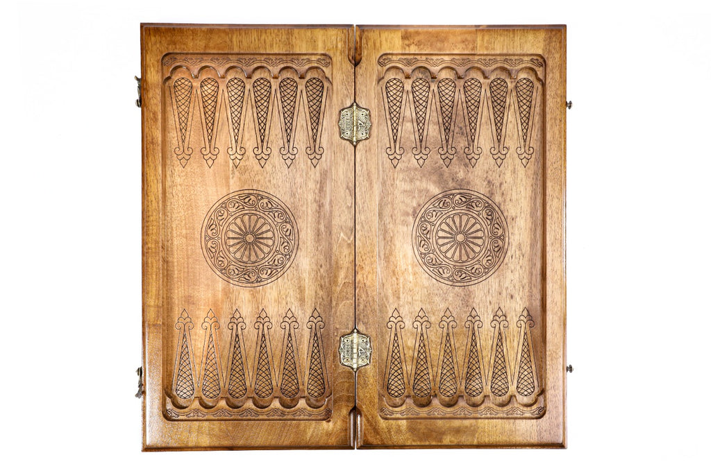 Backgammon Board - Pomegranate Tree Epoxy - Unumperfectus
