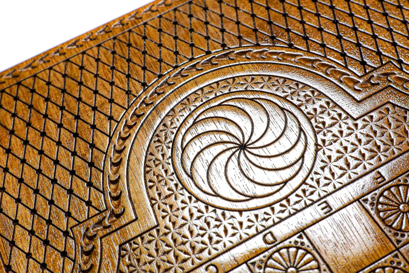 Backgammon Board - Pomegranate Tree Epoxy - Unumperfectus