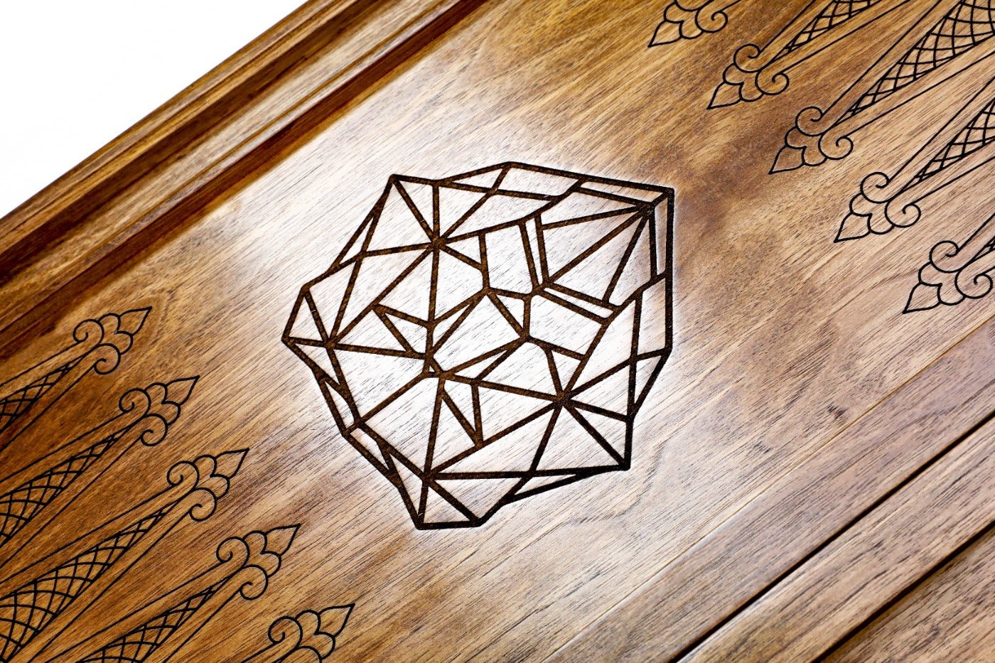 Backgammon Board - Roses - Unumperfectus