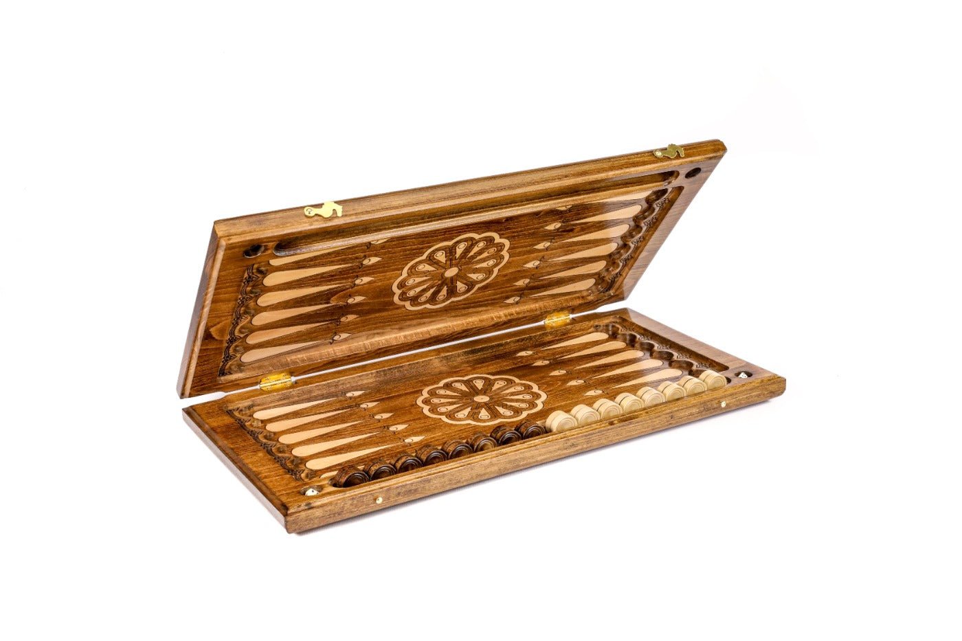 Wooden Backgammon Board Ornament 23.6" | 60 cm - Unumperfectus