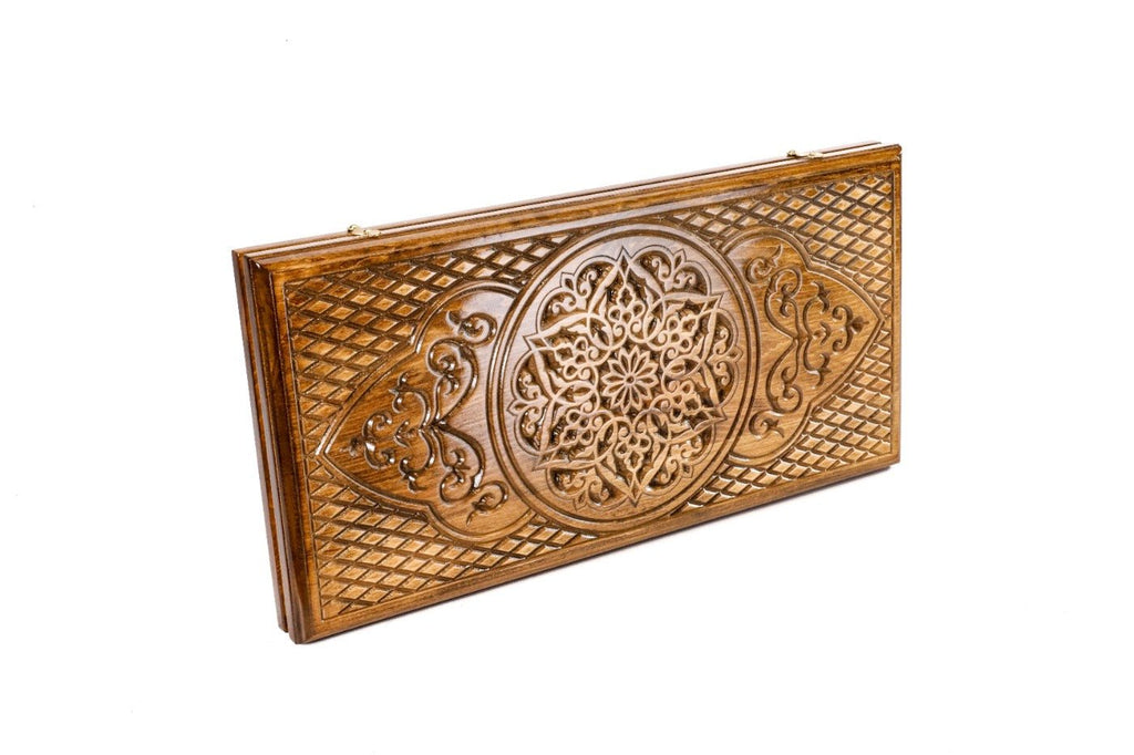 Wooden Backgammon Board Ornament 23.6" | 60 cm - Unumperfectus