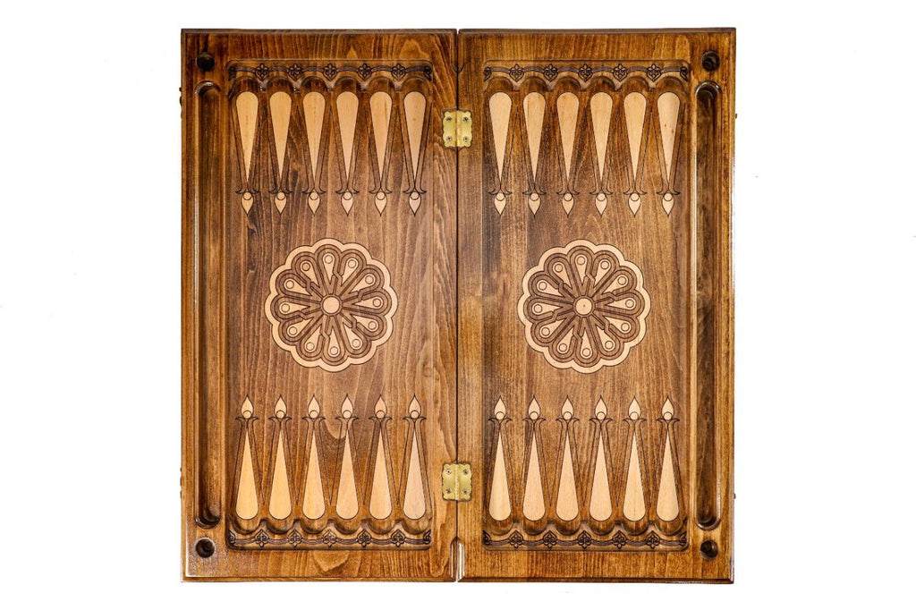 Wooden Backgammon Board Ornament 23.6" | 60 cm - Unumperfectus