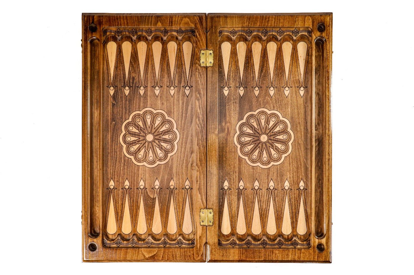 Wooden Backgammon Board Ornament 23.6" | 60 cm - Unumperfectus