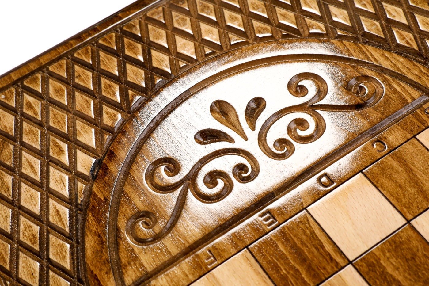 Wooden Backgammon Board Ornament 23.6" | 60 cm - Unumperfectus