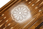 Ornament backgammon board - carrying case and accessories