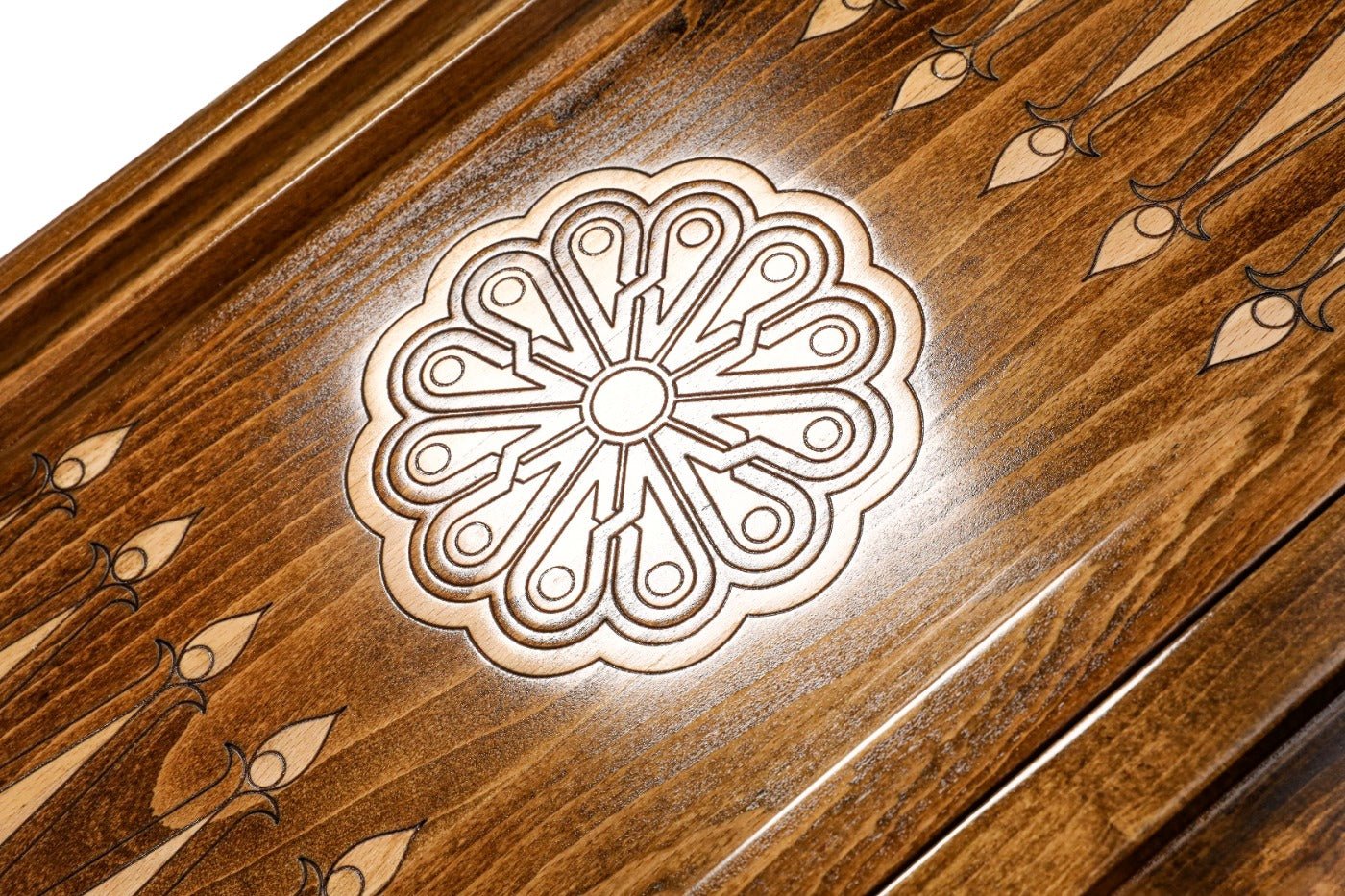 Wooden Backgammon Board Ornament 23.6" | 60 cm - Unumperfectus