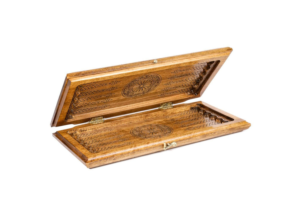 Backgammon Board - Ornamental With Epoxy - Unumperfectus