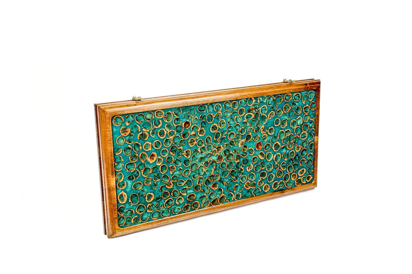 Backgammon Board - Nut Peel & Epoxy - Unumperfectus