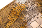 Mother See of Holy Etchmiadzin backgammon board - side profile showing the craftsmanship