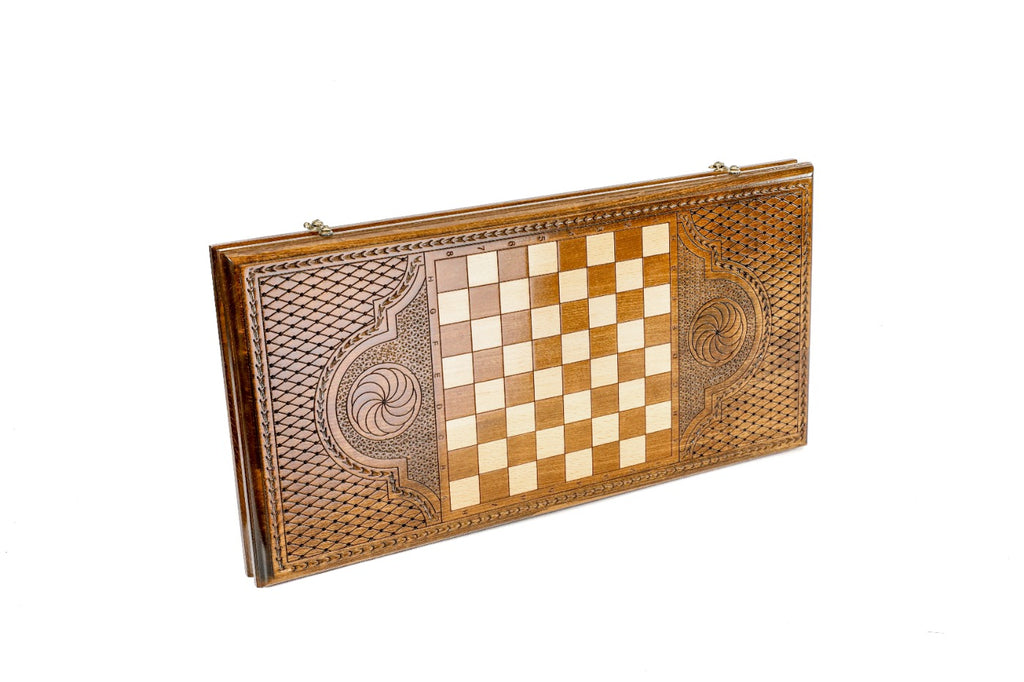 Backgammon Board - Pomegranate & Grapes - Unumperfectus