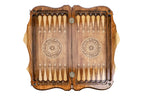 Hayastan Khor Virap backgammon board - angled view