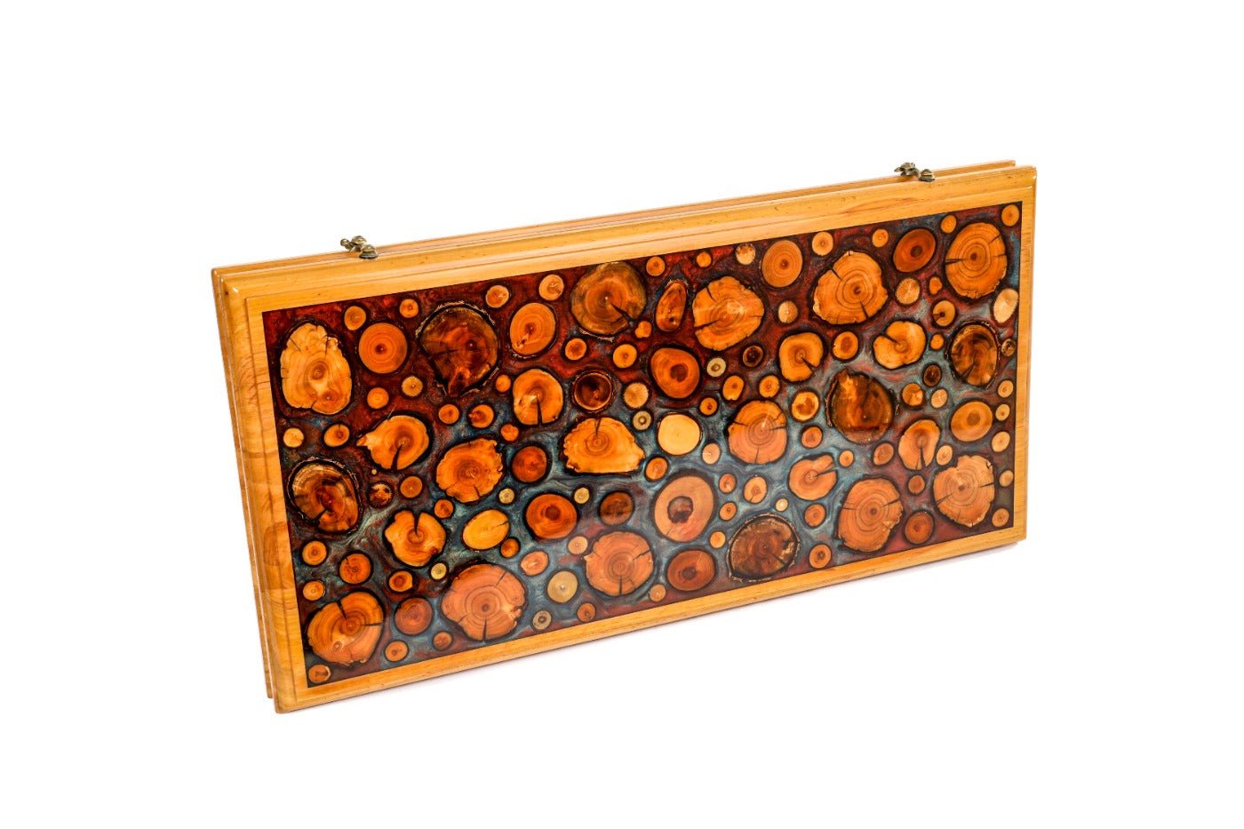 Backgammon Board - Tree Branch Epoxy Double-Sided - Unumperfectus