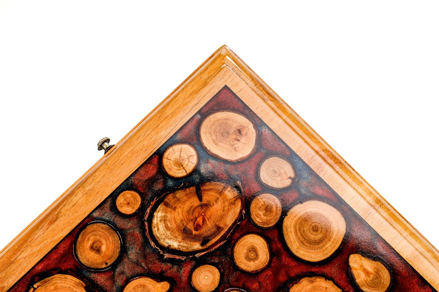Backgammon Board - Tree Branch Epoxy Double-Sided - Unumperfectus