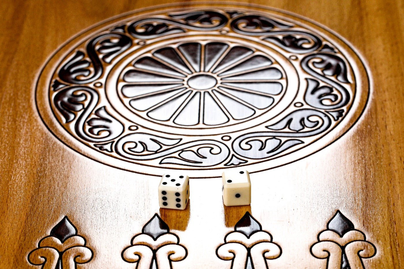Backgammon Board - Tree Branch Epoxy Double-Sided - Unumperfectus
