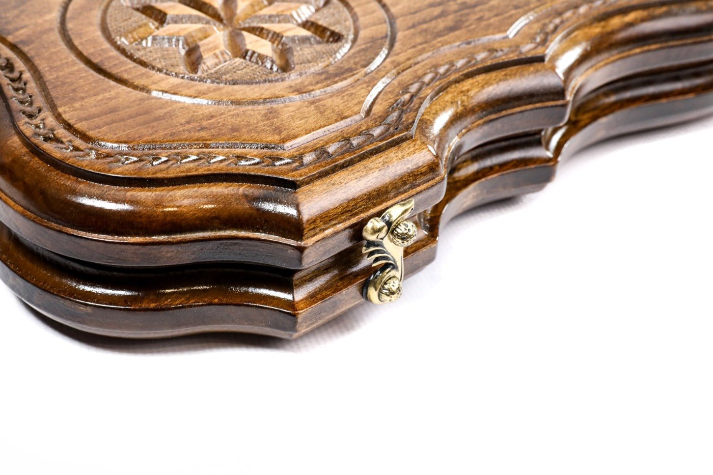 Wooden Backgammon Board Tiger 23.6" | 60 cm - Unumperfectus