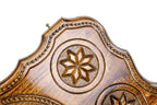 Tiger backgammon board - side profile showing the craftsmanship