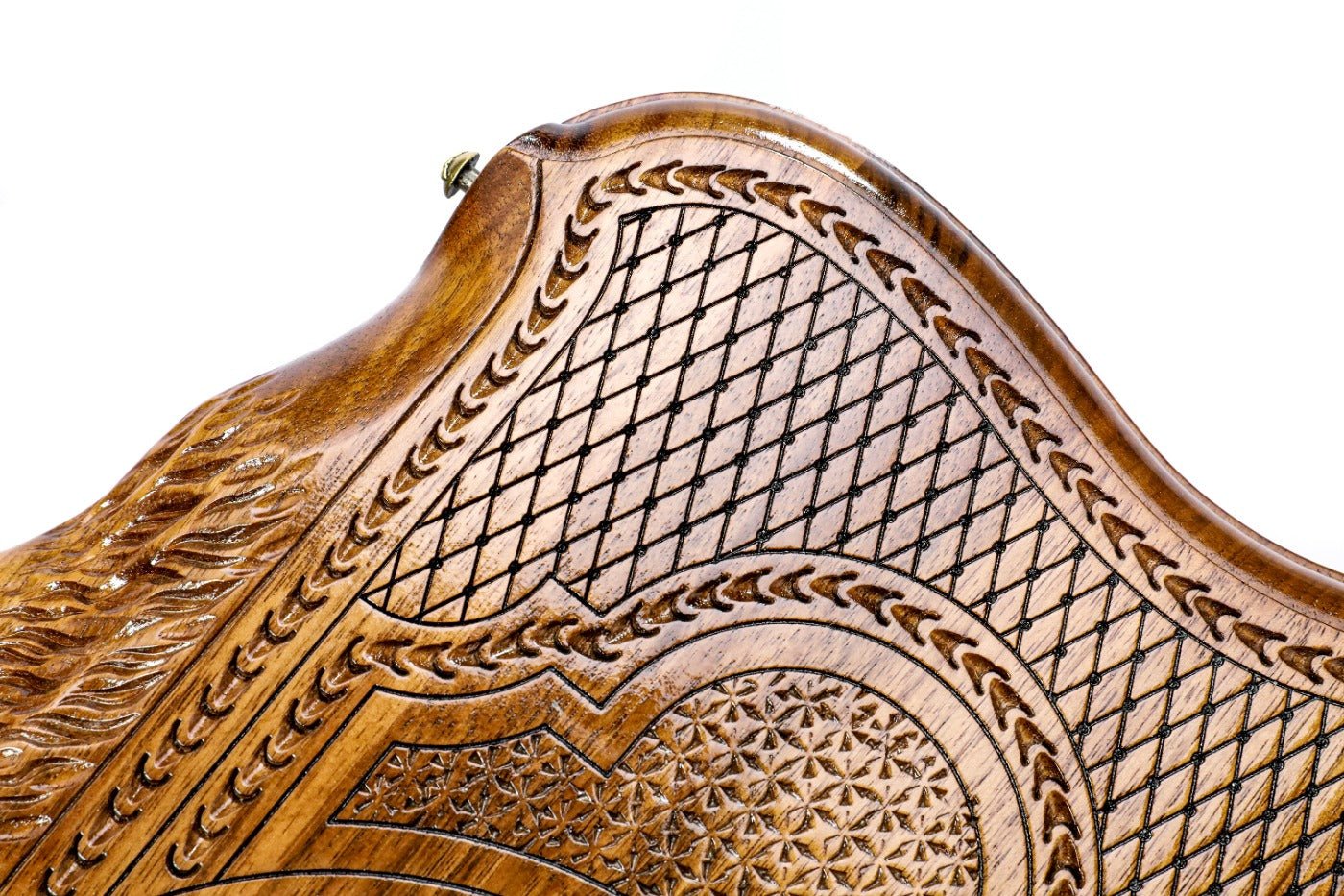 Backgammon Board - Pomegranate Tree Epoxy with Mount Ararat - Unumperfectus