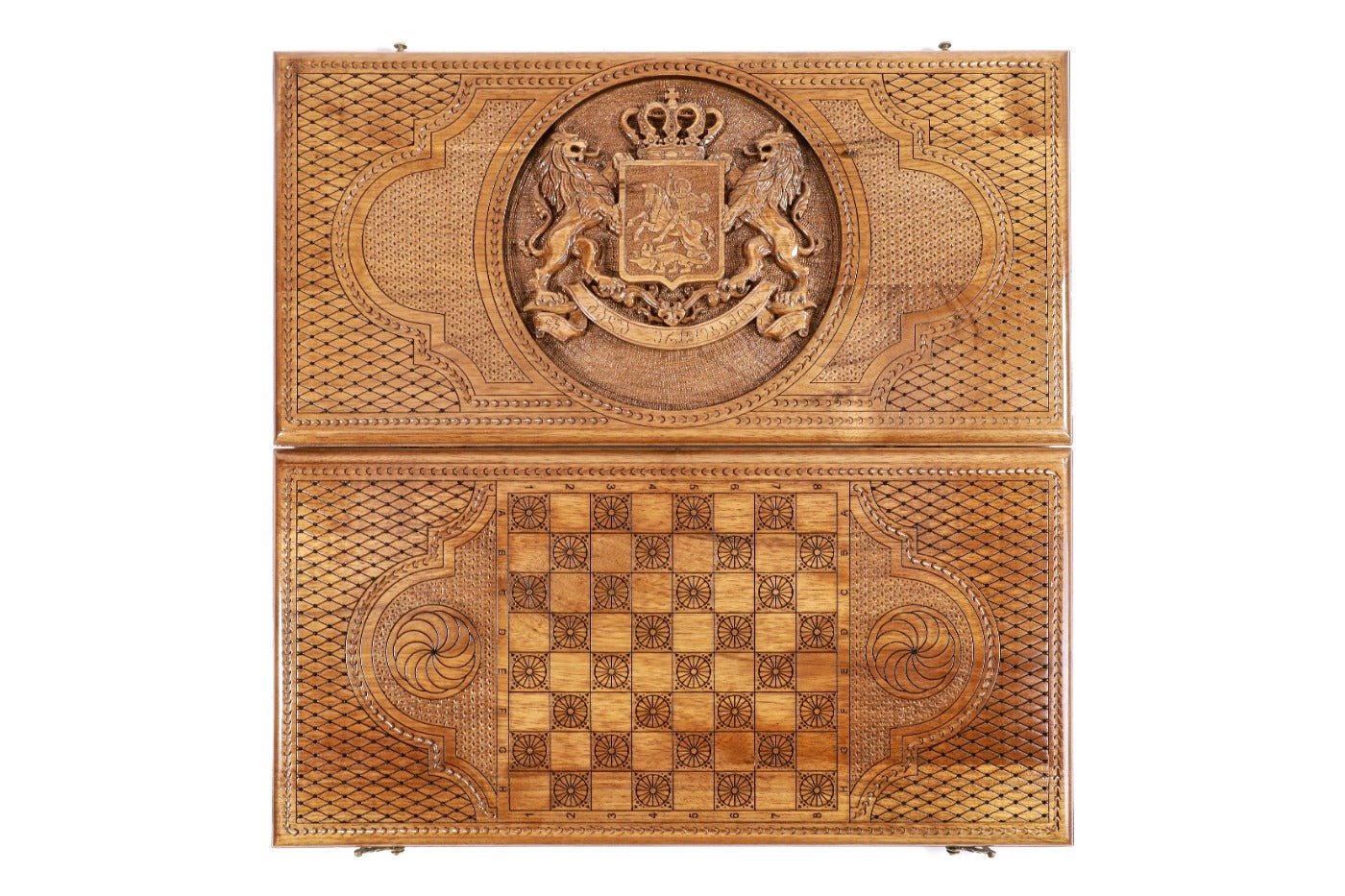 Backgammon Board - Coat of Arms of Georgia - Unumperfectus